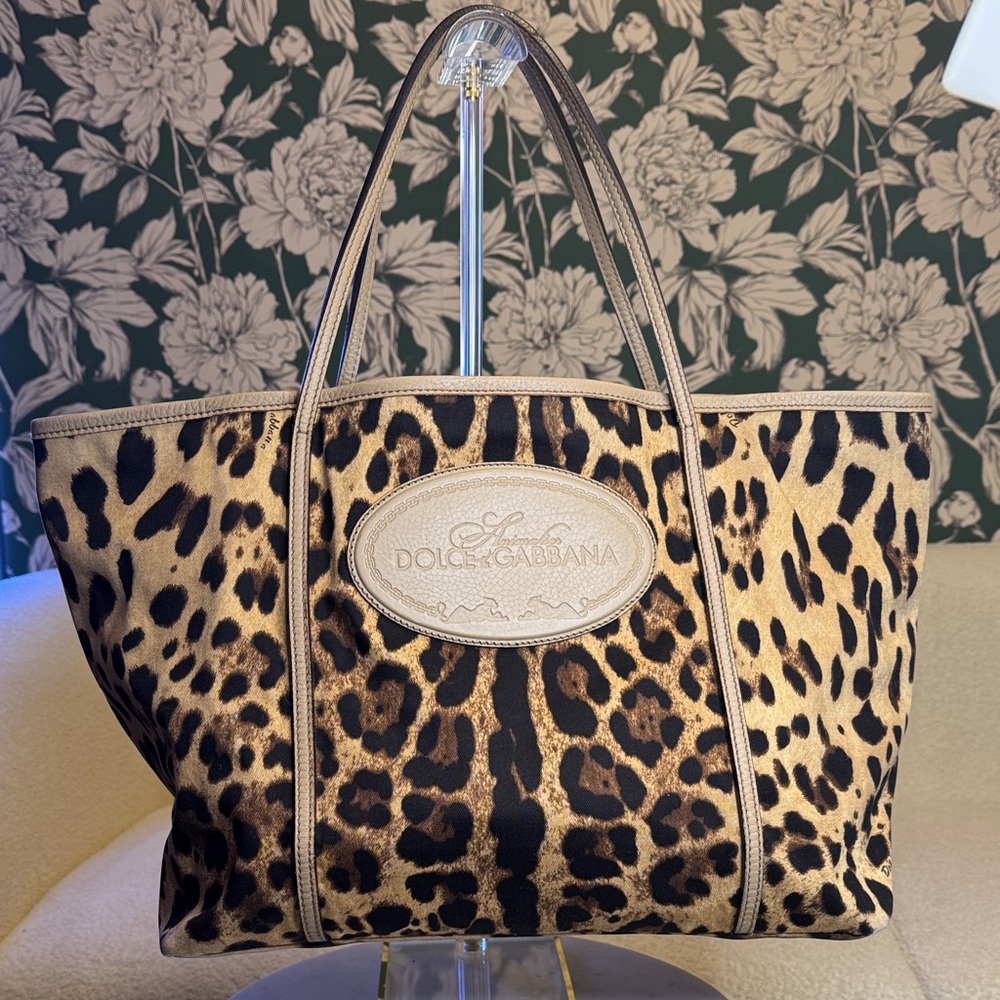 Dolce & Gabbana Authentic Vintage Largest Size Animal Print Tote